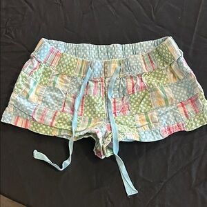 Aeropostale Multicolor Patchwork Women's Shorts